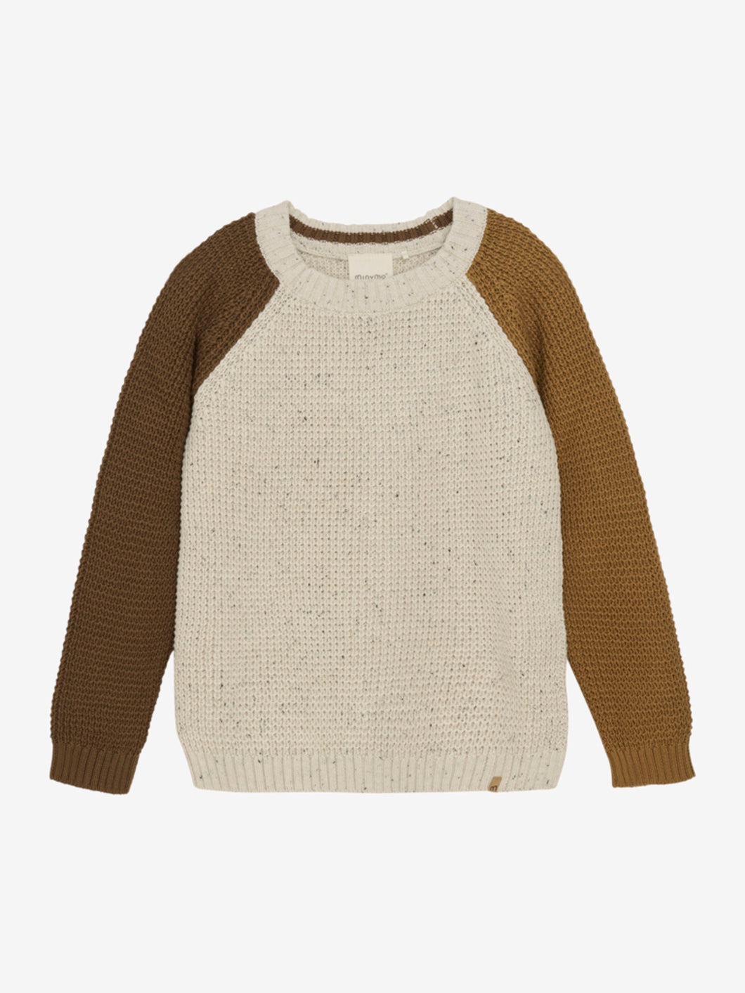 Minymo Strik Pullover - Beige Melange