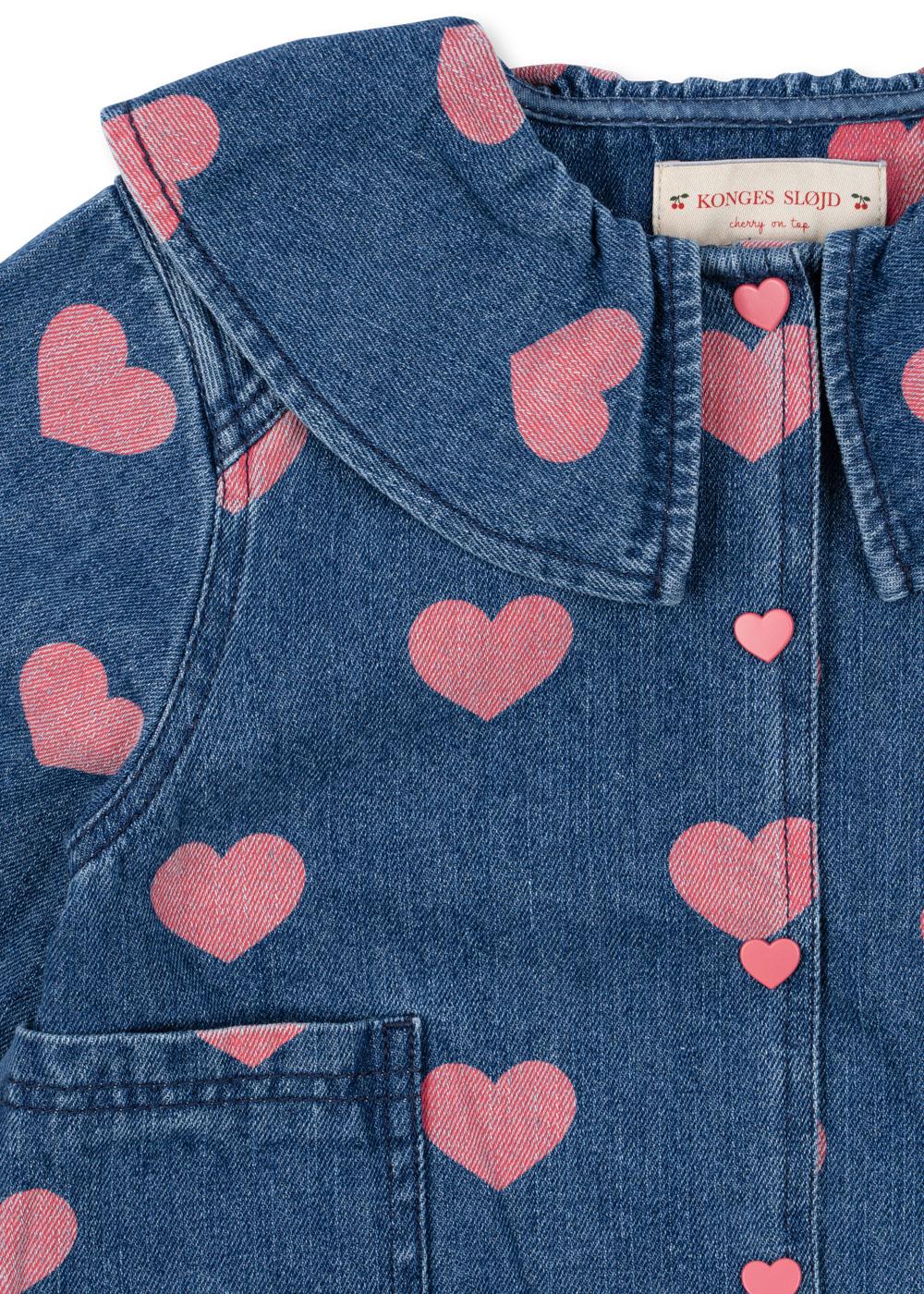 Konges Sløjd MAGOT DENIM HEMD - BON COEUR ROSA