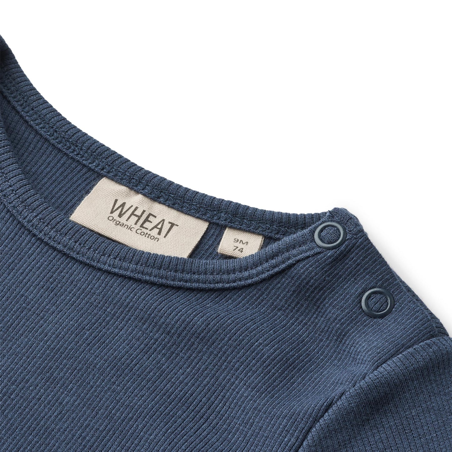 Wheat Rib body L/S - Blue waves