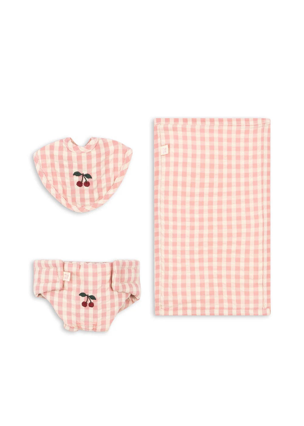 Konges Sløjd PUZZLE-SET – POWDER PINK CHECK