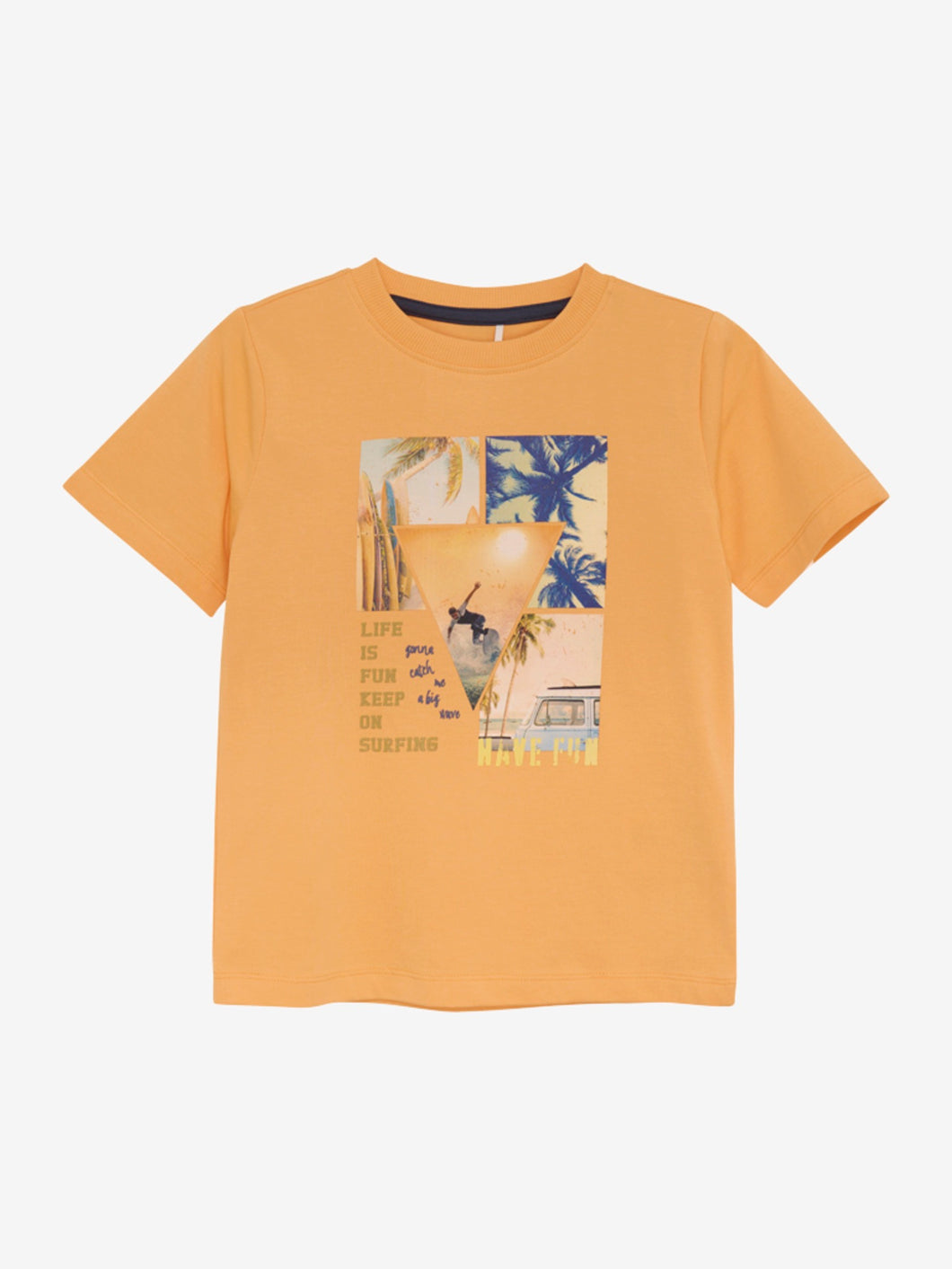 Minymo T-shirt SS - Mock Orange