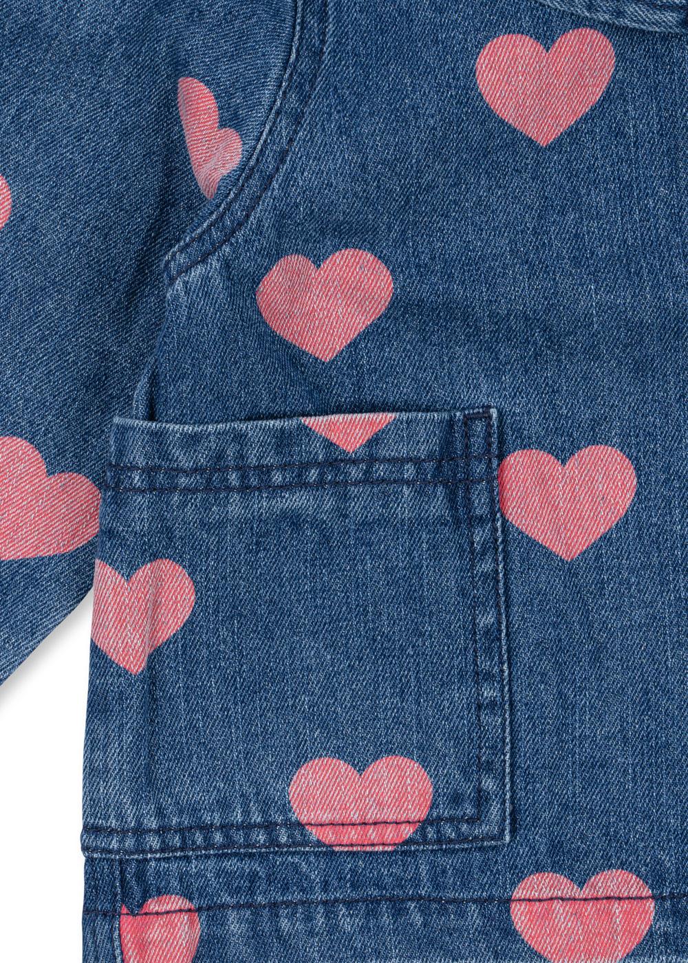 Konges Sløjd MAGOT DENIM HEMD - BON COEUR ROSA