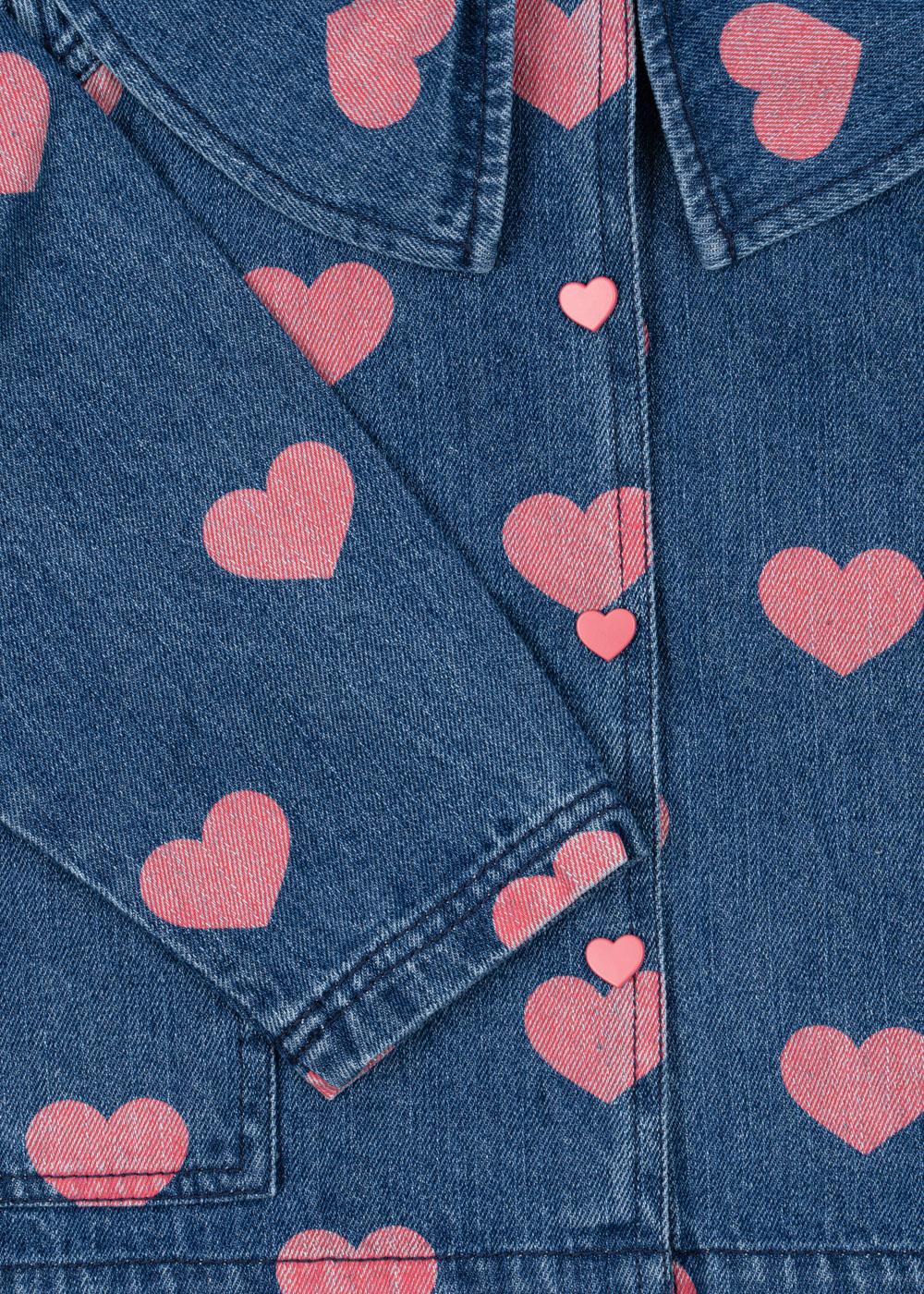 Konges Sløjd MAGOT DENIM HEMD - BON COEUR ROSA