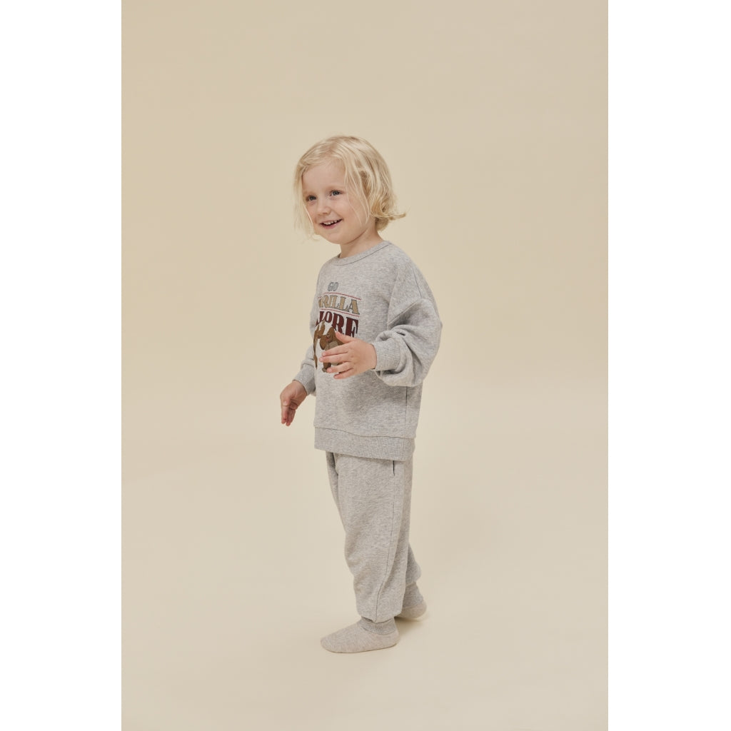 Konges Sløjd LOUPY LOU Sweatshirt - GREY MELANGE