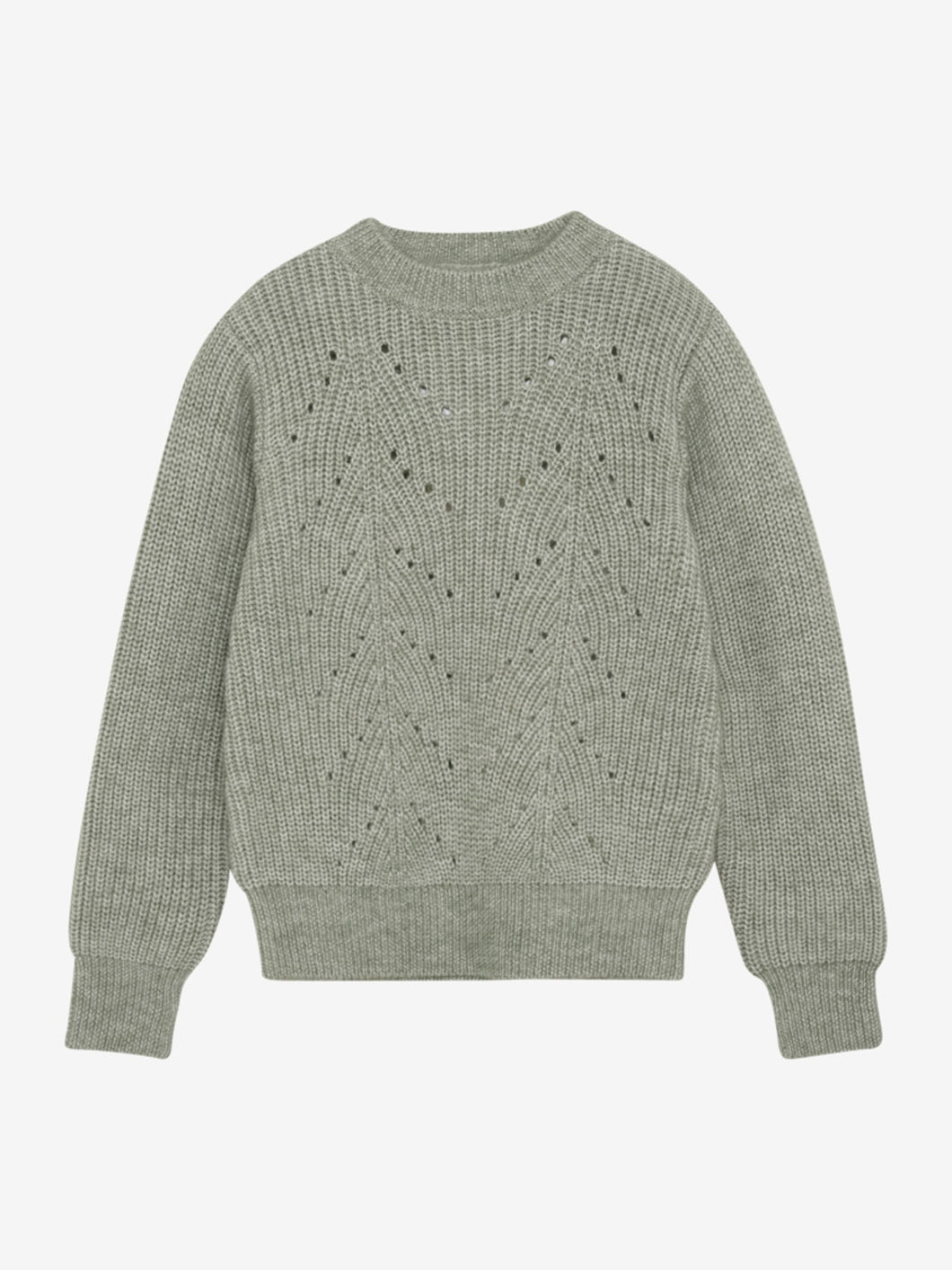 Creamie-Strickpullover – Iceberg Green