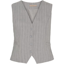 Lade das Bild in den Galerie-Viewer, Marta du chateau Solveig Vest - Grey Stripe
