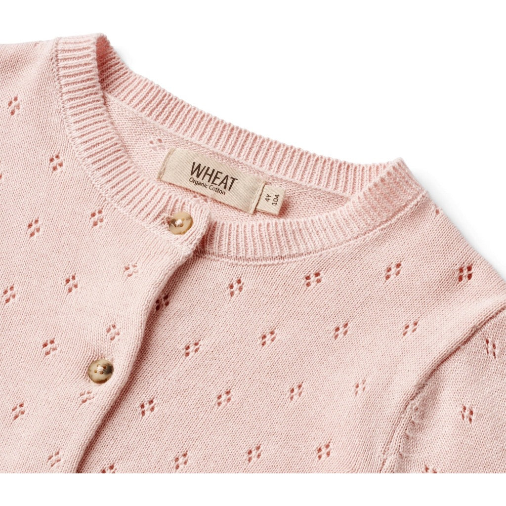 Wheat Maia strik Cardigan - Rose Ballet