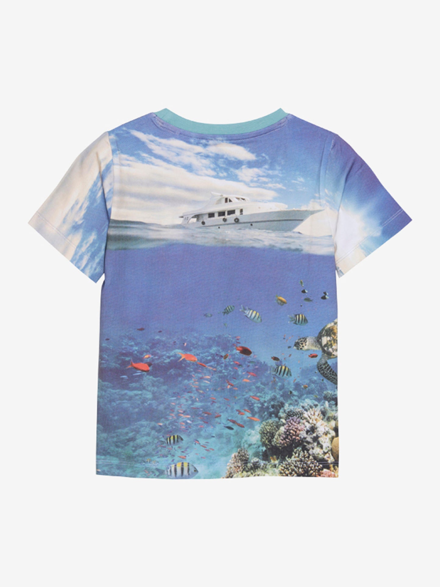 Minymo T-shirts SS AOP-Reff Waters