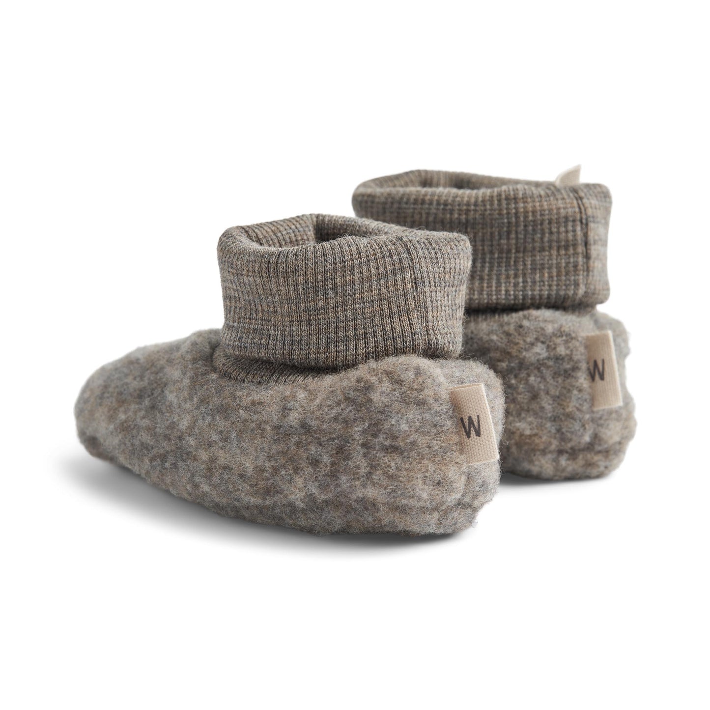 Wheat Lei uld/fleece futter - Brown melange