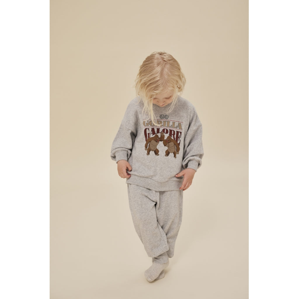 Konges Sløjd LOUPY LOU Sweatshirt - GREY MELANGE