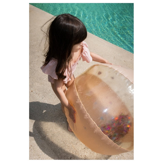 Konges Sløjd BEACH BALL LARGE - MULTI CHERRY BLUSH TRANSPARENT