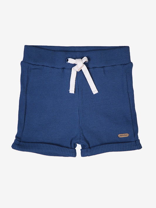 Minymo rib Shorts - Dark Denim