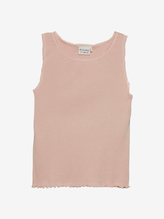 Minymo Rib Top - Mahagoni Rose