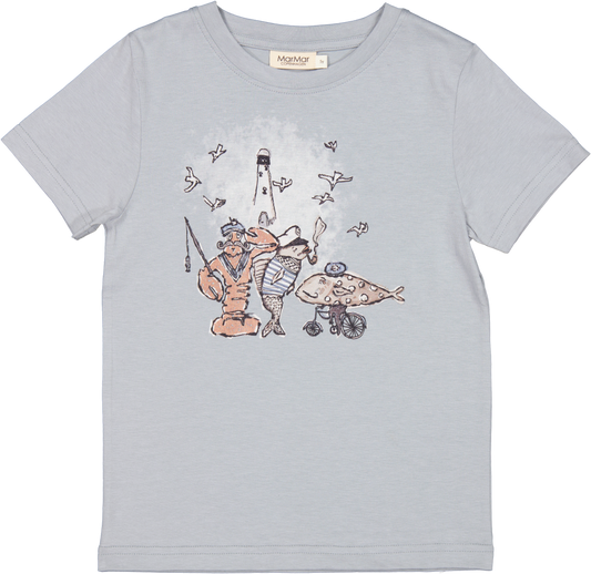 MarMar Modal Ted T-shirt - Blue Stone