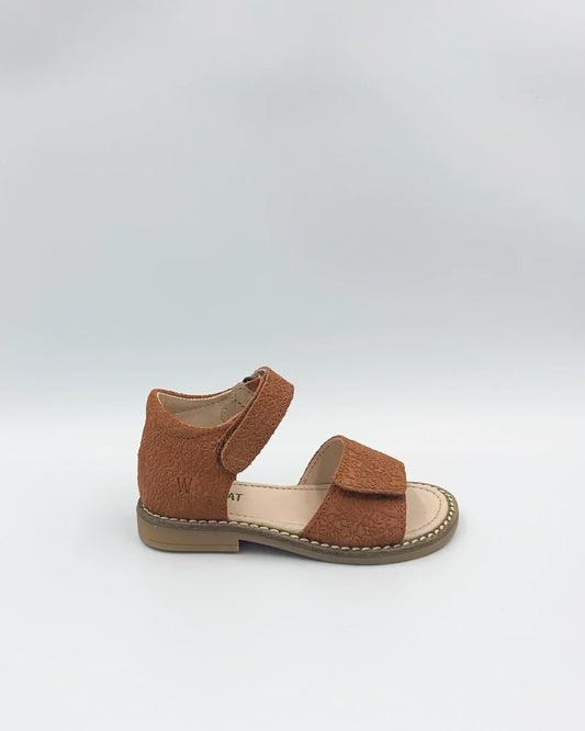 Wheat Tasha Sandal - Amber Brown