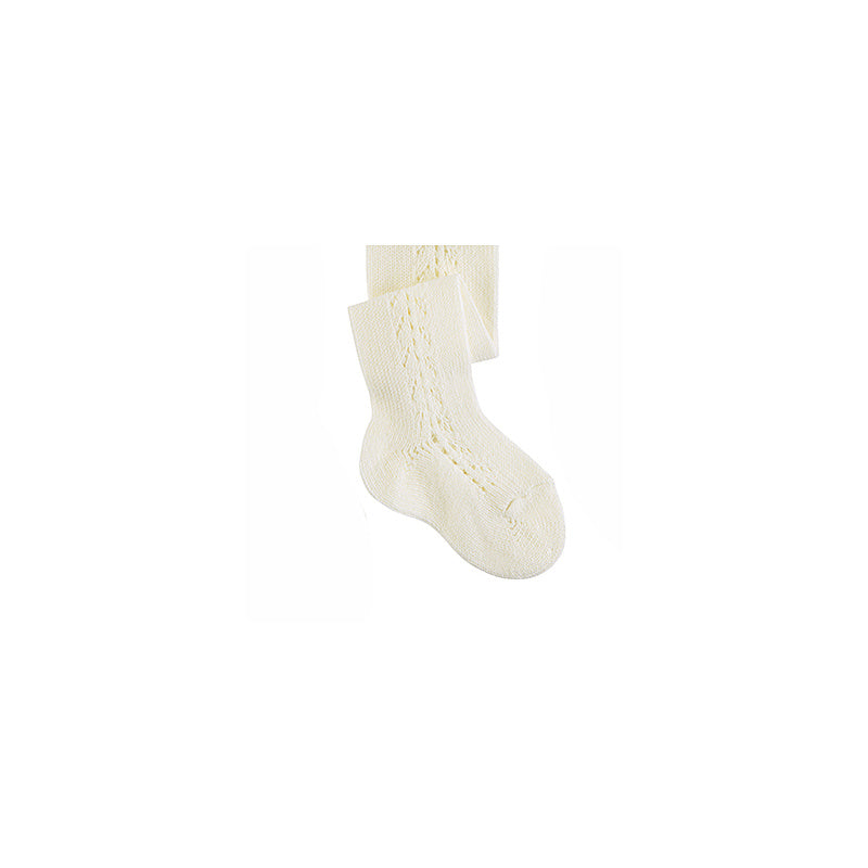 Condor Strumpfhose mit Muster - Offwhite